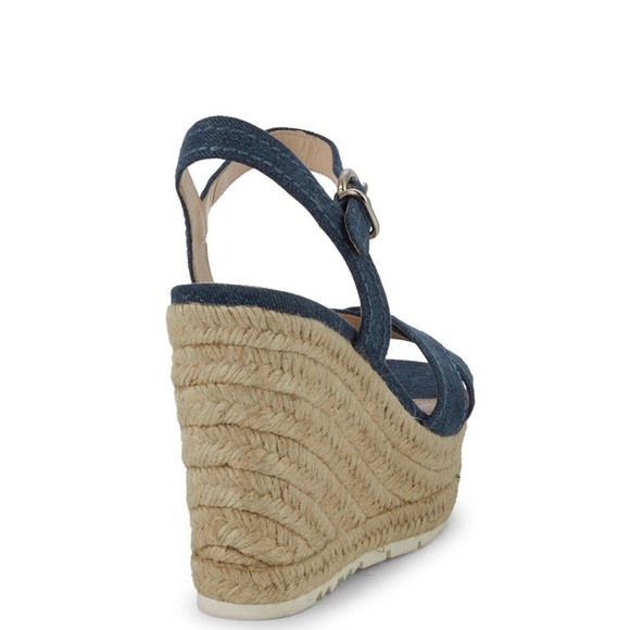 [prada] denim espadrille wedge - Picture 3 of 6